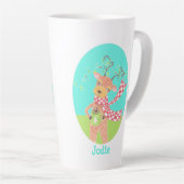 Weihnachtsmann mit Coffee Latte Tasse (Rechte Ecke)