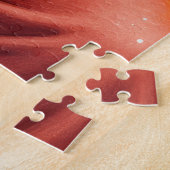 Weihnachtsmann mit Corgi Weihnachtskunst Puzzle (Seite)