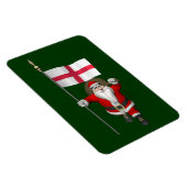 Weihnachtsmann mit dem Ende von England Magnet (Rechte Seite)