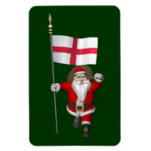 Weihnachtsmann mit dem Ende von England Magnet (Vertikal)