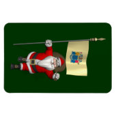 Weihnachtsmann mit dem Ende von New Jersey Magnet (Horizontal)