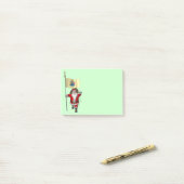 Weihnachtsmann mit dem Ende von New Jersey Post-it Klebezettel (Auf Schreibtisch)