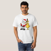 Weihnachtsmann mit einem Rotwild T-Shirt (Vorne ganz)