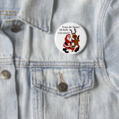 Weihnachtsmann mit Elch Button (Beispiel)