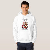 Weihnachtsmann mit Elch Hoodie (Vorne ganz)