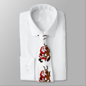 Weihnachtsmann mit Elch Krawatte (Gebunden)