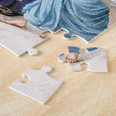 Weihnachtsmann mit Engel Puzzle (Seite)