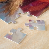Weihnachtsmann mit Englischem Setter Weihnachtskun Puzzle (Seite)