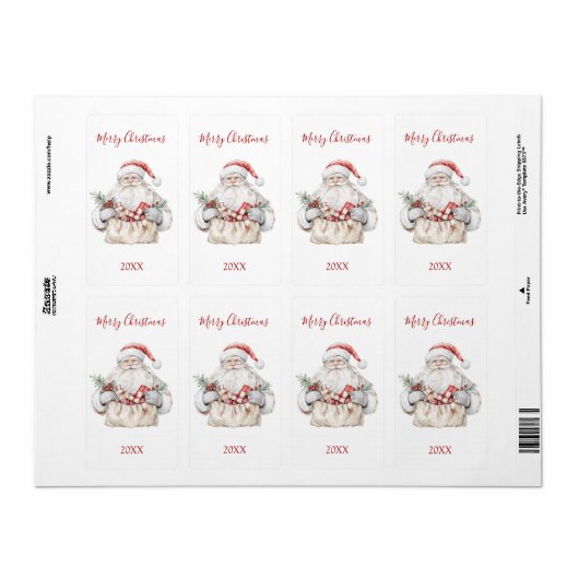 Weihnachtsmann mit Geschenken (Vorne)