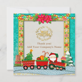 Weihnachtsmann mit Geschenken und Weihnachtsbaum