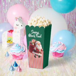Weihnachtsmann mit Geschenksack Geschenkschachtel