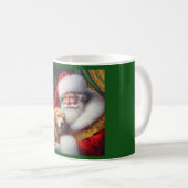 Weihnachtsmann mit Hunden 3 Kaffeetasse (VorderseiteRechts)