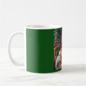 Weihnachtsmann mit Hunden 3 Kaffeetasse (Links)