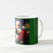 Weihnachtsmann mit Hunden 4 Kaffeetasse (VorderseiteRechts)