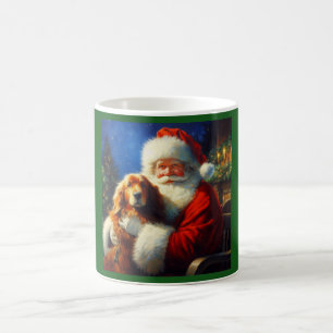Weihnachtsmann mit Hunden 4 Kaffeetasse