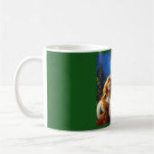 Weihnachtsmann mit Hunden 4 Kaffeetasse (Links)