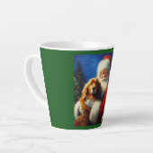 Weihnachtsmann mit Hunden 4 Milchtasse (Linke Ecke)