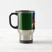 Weihnachtsmann mit Hunden 4 Reisebecher (Links)