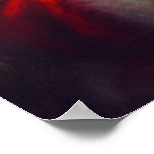 Weihnachtsmann mit Hunden 5 Poster (Ecke)