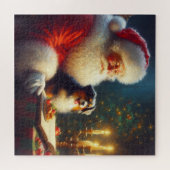 Weihnachtsmann mit Hunden 5 Puzzle (Horizontal)