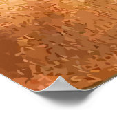 Weihnachtsmann mit Kind Poster (Ecke)