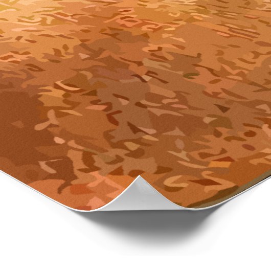 Weihnachtsmann mit Kind Poster (Ecke)