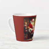 Weihnachtsmann mit Kindern 3 Milchtasse (Linke Ecke)