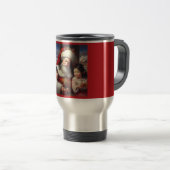 Weihnachtsmann mit Kindern 5 Reisebecher (VorderseiteRechts)