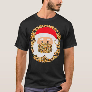 Weihnachtsmann mit Maske  Weihnachtsmann Quarantän T-Shirt