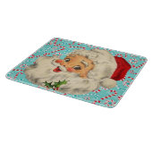 Weihnachtsmann mit Pfefferminz Schneidebrett (Ecke)