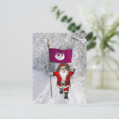 Weihnachtsmann mit Phönix Feiertagspostkarte (Stehend Vorderseite)