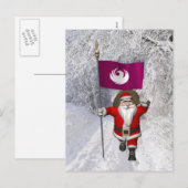 Weihnachtsmann mit Phönix Feiertagspostkarte (Vorne/Hinten)
