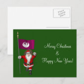 Weihnachtsmann mit Phönix Feiertagspostkarte (Vorne/Hinten)