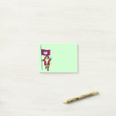 Weihnachtsmann mit Phönix Post-it Klebezettel (Auf Schreibtisch)