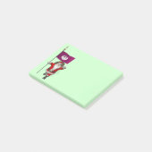 Weihnachtsmann mit Phönix Post-it Klebezettel (angewinkelt)