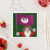 Weihnachtsmann mit Phönix Serviette (Beispiel)
