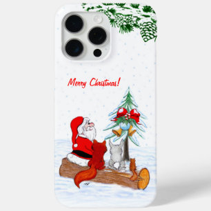 Weihnachtsmann mit Rabbit Fox und Eichhörnchen Case-Mate iPhone Hülle