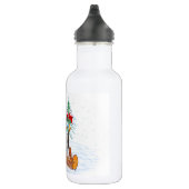 Weihnachtsmann mit Rabbit Fox und Eichhörnchen Edelstahlflasche (Rechts)