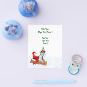 Weihnachtsmann mit Rabbit Fox und Eichhörnchen Flyer (Einzeln)