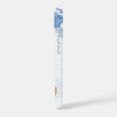 Weihnachtsmann mit Rabbit Fox und Eichhörnchen iPhone 15 Hülle (Linke Seite)