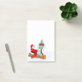 Weihnachtsmann mit Rabbit Fox und Eichhörnchen Post-it Klebezettel (Büro)
