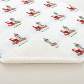 Weihnachtsmann mit Rabbit Fox und Eichhörnchen Sherpadecke (3/4)