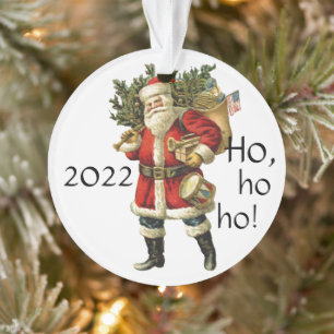 Weihnachtsmann mit Sack of Toys Weihnachtsdekorati Ornament