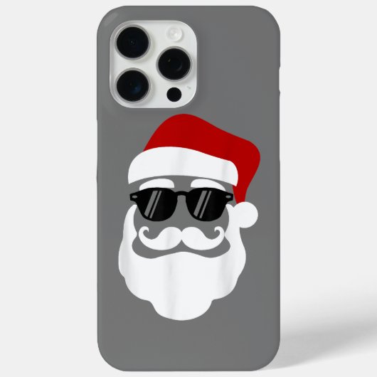 Weihnachtsmann mit Sonnenbrille Funny Christmas De Case-Mate iPhone Hülle (Rückseite)