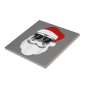 Weihnachtsmann mit Sonnenbrille Funny Christmas De Fliese (Seite)