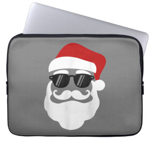 Weihnachtsmann mit Sonnenbrille Funny Christmas De Laptopschutzhülle