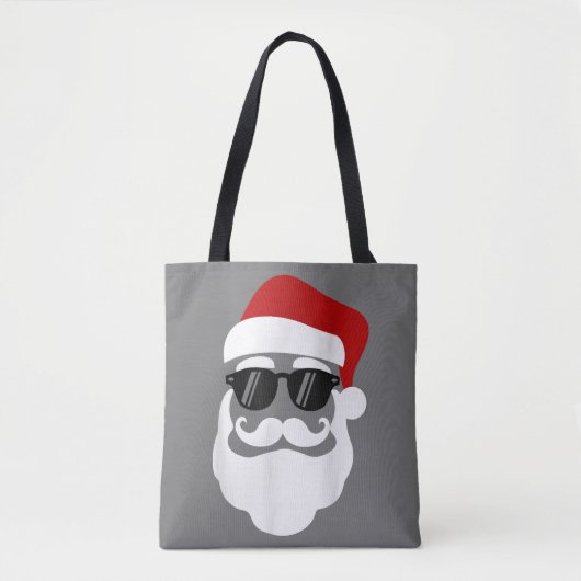 Weihnachtsmann mit Sonnenbrille Funny Christmas De Tasche (Vorderseite)