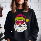 Weihnachtsmann mit Sonnenbrille Weihnachts-Design- Sweatshirt