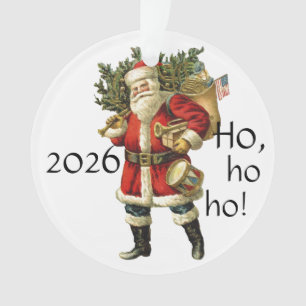 Weihnachtsmann mit Spielzeugsack 2025 Weihnachtsba Ornament