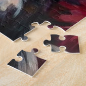 Weihnachtsmann mit Springer Spaniel Weihnachtskuns Puzzle (Seite)